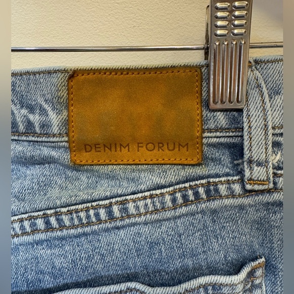 Denim Forum women’s jeans The Yoko High Rise Slim 28L size 27 - Picture 5 of 16